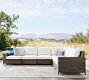 Torrey Wicker 6-Piece Square Arm Outdoor Sectional (130&quot;)