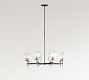 Camryn Glass Globe Round Chandelier (36&quot;)
