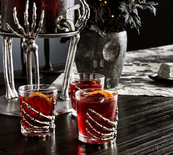 Skeleton Double Old Fashioned Glass