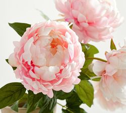 Faux Long Stem Peony Bundle