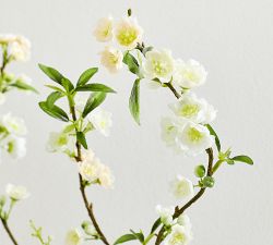 Faux Spirea Branch