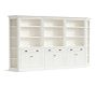 Aubrey Wall Bookcase with Cabinets (139&quot;)