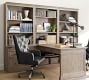 Livingston Peninsula Desk with 105&quot; Bookcase Suite (105&quot;)