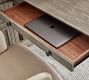 Livingston Peninsula Desk with 105&quot; Bookcase Suite (105&quot;)