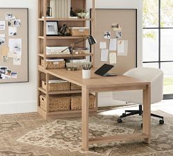 Pacific Peninsula Desk with Bookcase Suite (78&quot;)