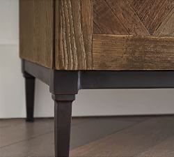 Parquet Reclaimed Wood Media Console (72&quot;)
