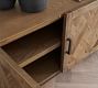 Parquet Reclaimed Wood Media Console (72&quot;)