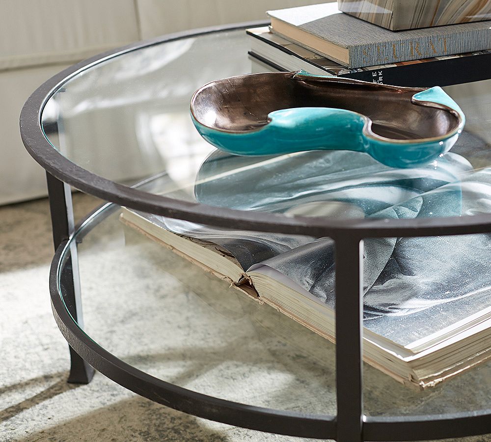 Tanner Round Coffee Table 36" - Pottery Barn
