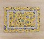 Bette Floral Block Print Cotton Placemats - Set of 4