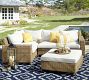 Torrey Wicker Sectional Outdoor Ottoman (37&quot;)