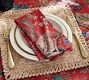 Dahlia Floral Cotton/Linen Napkins - Set of 4
