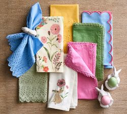 Spring Garden Cotton Napkins - Set of 4