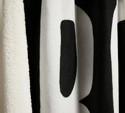 Boo Jacquard Sherpa Back Throw