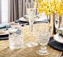 Antique Cut Champagne Flutes - Set of 4