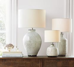 Bethany Round Ceramic Table Lamp (27&quot;)