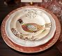 Botanical Harvest Bird Stoneware Salad Plates - Mixed Set of 4