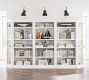 Aubrey Wall Bookcase with Cabinets (139&quot;)