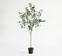 Faux Silver Dollar Eucalyptus Tree