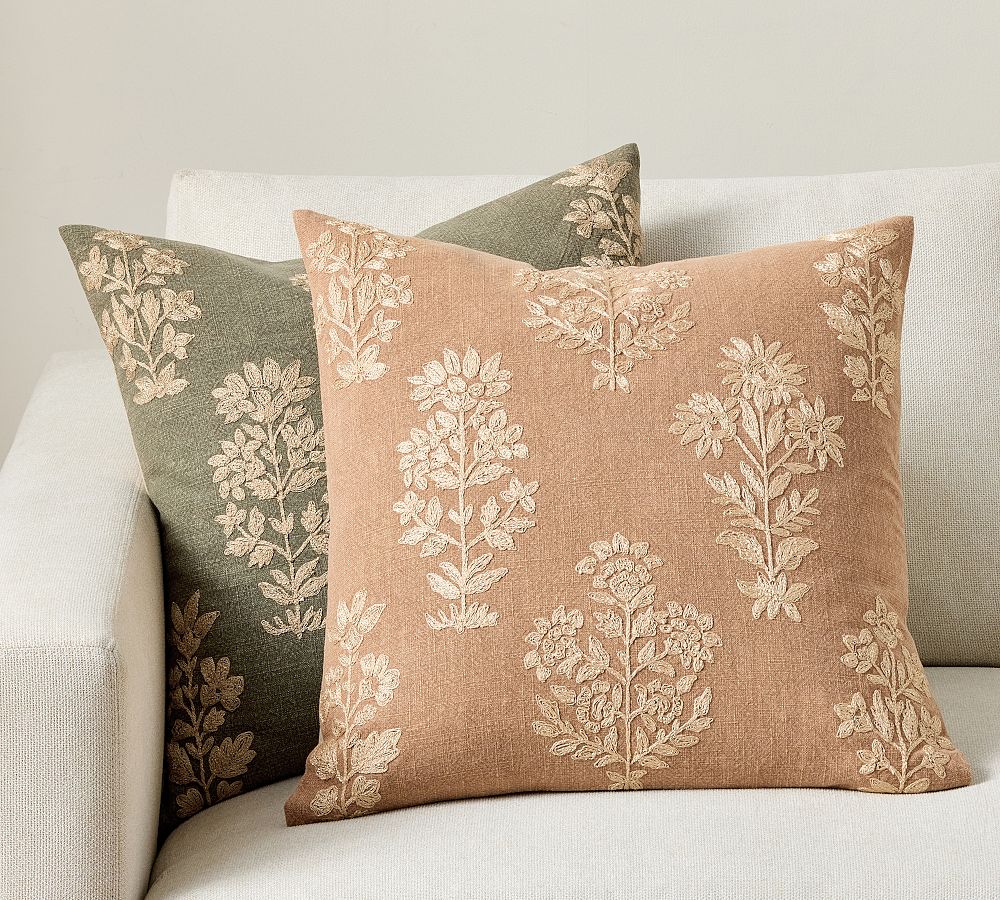 Gillian Embroidered Pillow