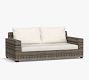 Torrey Wicker Square Arm Grand Outdoor Sofa (110&quot;)