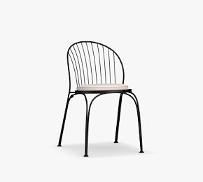 black metal cadiz outdoor stacking chairs