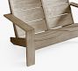Indio Eucalyptus Modern Double Outdoor Adirondack (55&quot;)