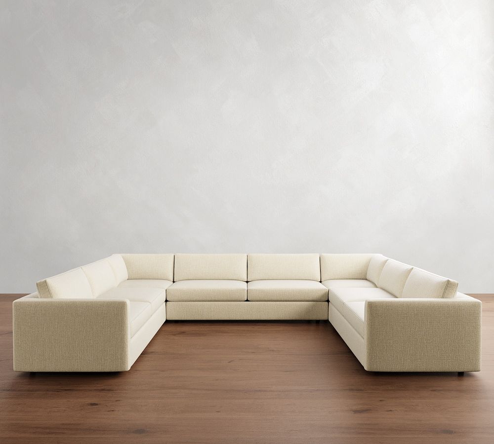 Carmel Slim Arm U-Shaped Sectional (144&quot;)