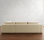Carmel Wide Arm Wood Base Return Bumper Sectional (113&quot;&ndash;125&quot;)