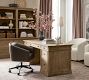 Baldwin Leather Swivel Desk Chair