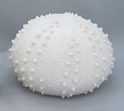 Decorative Lit Frosted Glass Sea Urchin