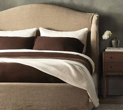 Peri Slipcovered Platform Bed