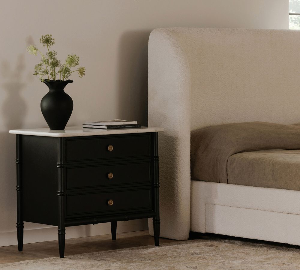 Adrien Marble Nightstand (34&quot;)