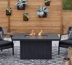 Everest Metal Rectangular Propane Fire Pit Table (52&quot;)