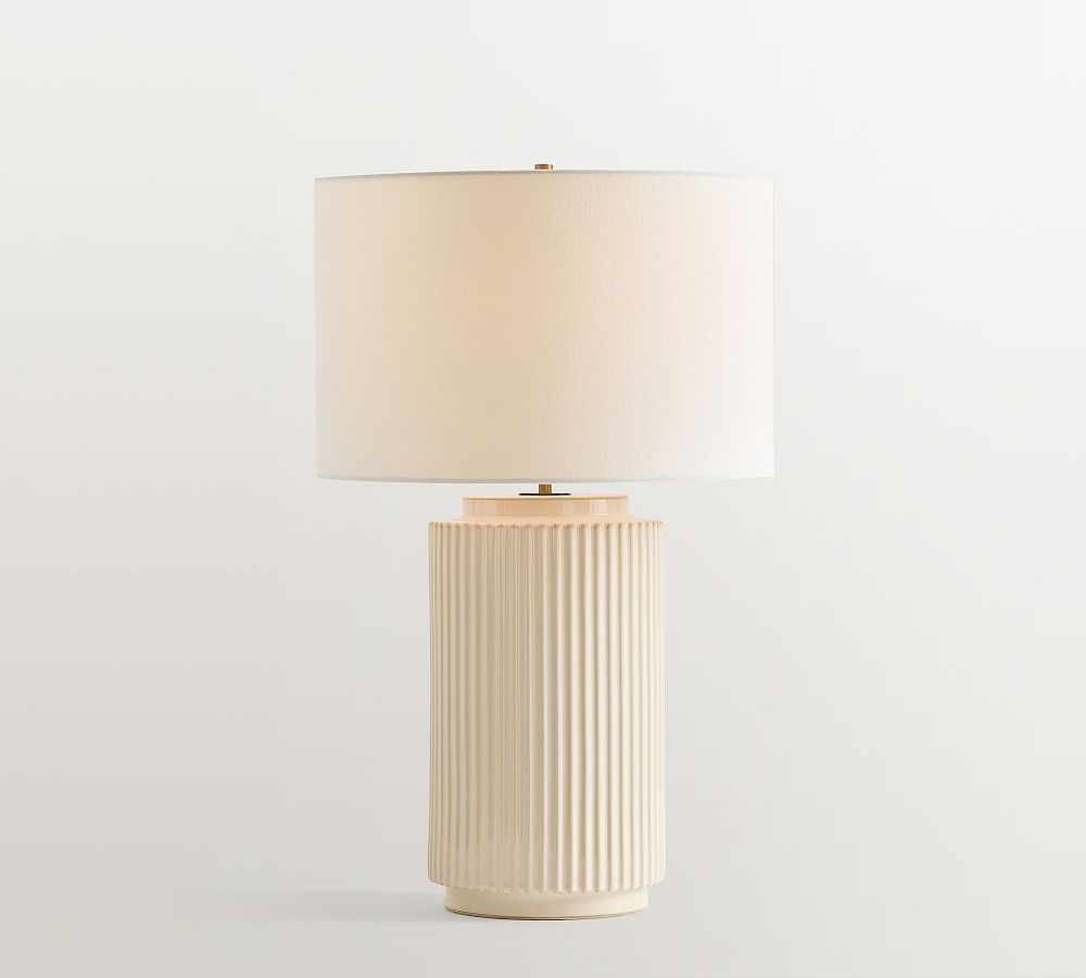 Cape Ceramic Table Lamp 27"