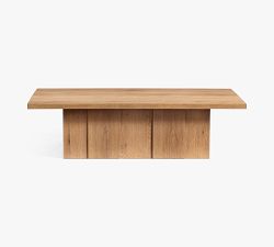 Aldon Rectangular Plinth Coffee Table (58&quot;)