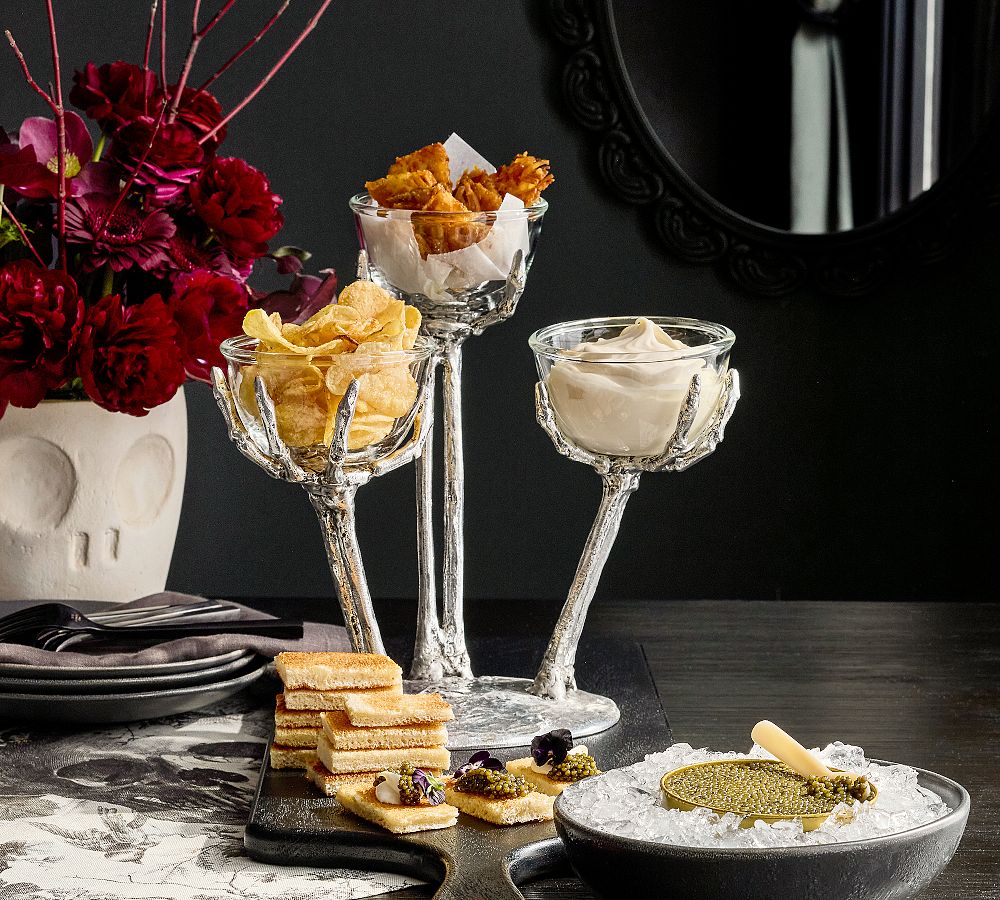 Skeleton Triple Condiment Server