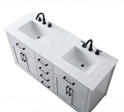 Praia 60-72&quot; Double Sink Vanity