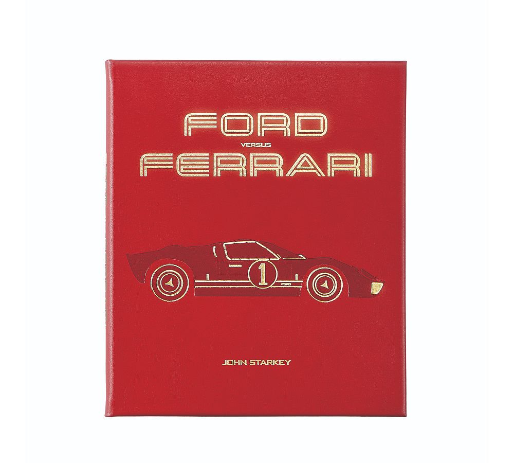 Leather Ford vs. Ferrari Book