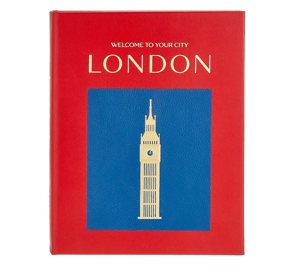 Leather London Coffee Table Book