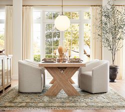 Modern Farmhouse Extending Dining Table (76&quot;-112&quot;)