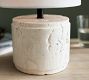 Damen Petite Travertine Table Lamp (9&quot;)
