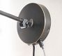 Fitz Adjustable Metal USB Plug-In Sconce (15'')