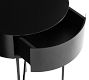 Jean Round Metal Nightstand (16&quot;)