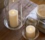 Premium Flickering Flameless Wax Pillar Candle - Salt Washed