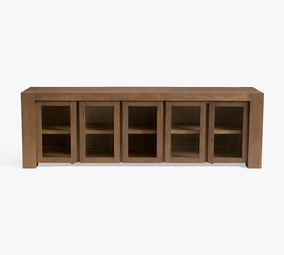 Rockport Glass Door Media Console (94")