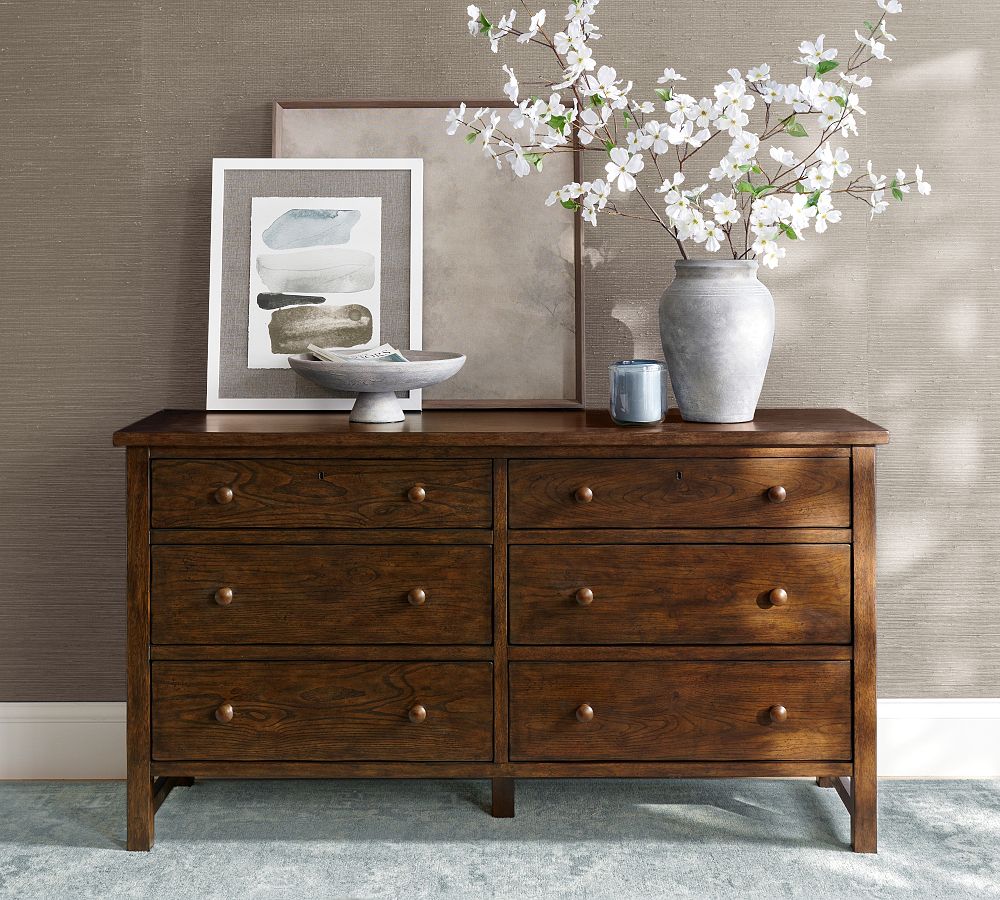 Farmhouse 6-Drawer Dresser - 66" | Pottery Barn