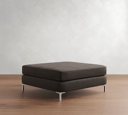 Jake Leather Modular Sectional Ottoman