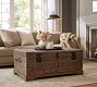 Woven Rattan Trunk (44&quot;)