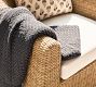 Gideon Wicker Swivel Outdoor Lounge Chair