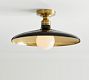Farmhouse Metal Flush Mount (18&quot;)